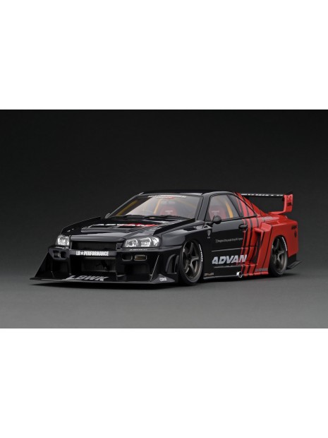 Nissan LB-ER34 Super Silhouette SKYLINE (Black) 1/18 Ignition Model