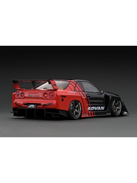 Nissan LB-ER34 Super Silhouette SKYLINE (Black) 1/18 Ignition Model