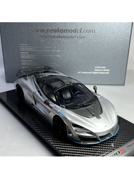 McLaren 720S Novitec N-Largo (Argento) 1/18 Peako Peako - 2