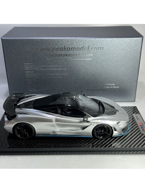 McLaren 720S Novitec N-Largo (Argento) 1/18 Peako Peako - 4