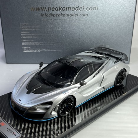 McLaren 720S Novitec N-Largo (Argento) 1/18 Peako Peako - 1