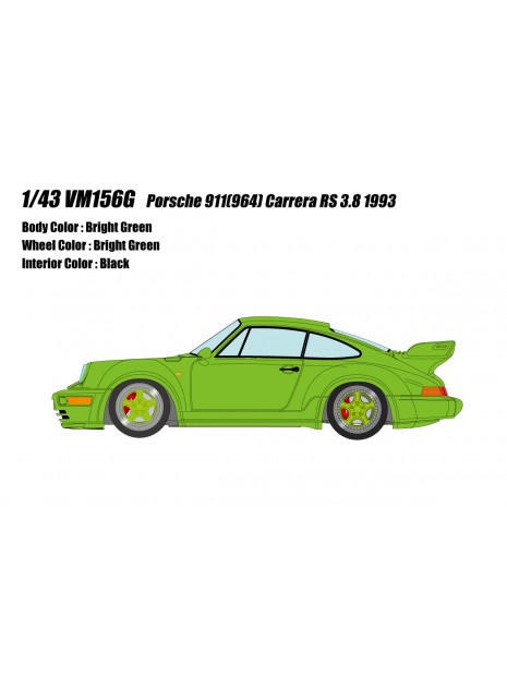 Porsche 911 (964) Carrera RS 3.8 1993 1/43 Make Up Vision Make Up - 2