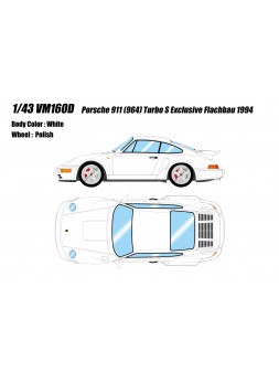 Porsche 911 (964) Turbo S Exclusive Flachbau 1994 1/43 Make-Up Vision Make Up - 13