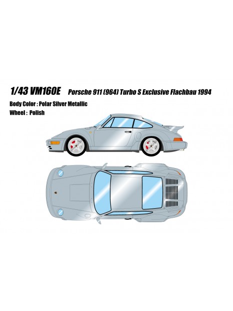 Porsche 911 (964) Turbo S Exclusief Flachbau 1994 1/43 Make-Up Vision Make Up - 14