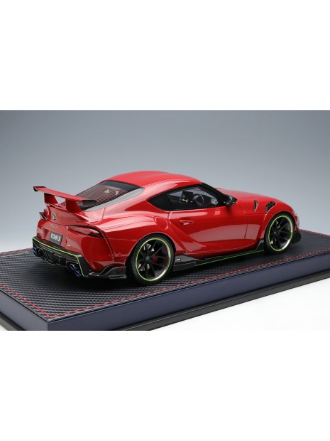 Toyota GR Supra TOM’S 2020 (Red) 1/18 Make Up IDEA