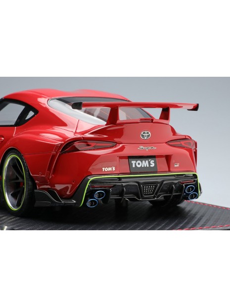 Toyota GR Supra TOM’S 2020 (Red) 1/18 Make Up IDEA