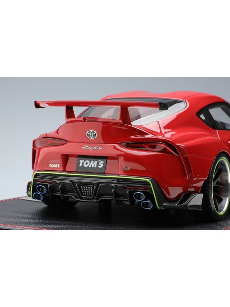 Toyota GR Supra TOM’S 2020 (Red) 1/18 Make Up IDEA