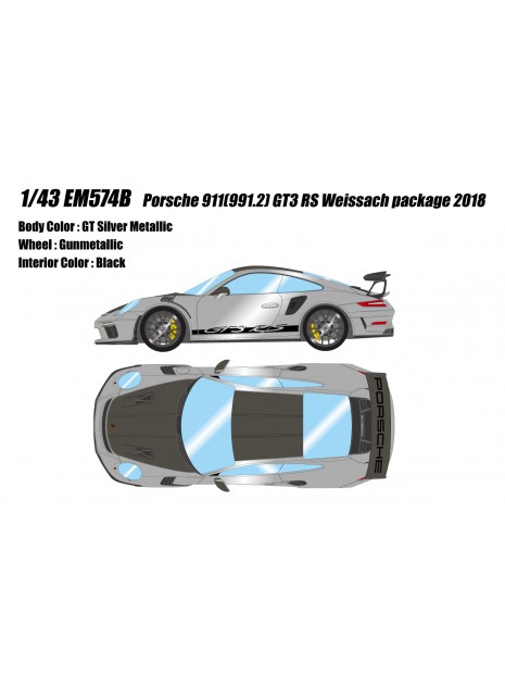 Porsche 911 (991.2) GT3 RS Weissach Pakket 1/43 Make-Up Eidolon Make Up - 11