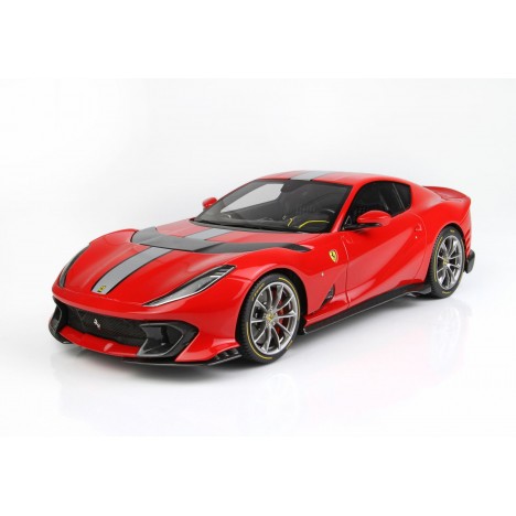 Ferrari 812 Competizione (Rosso Corsa / Silver Nurburgring) 1/18 BBR