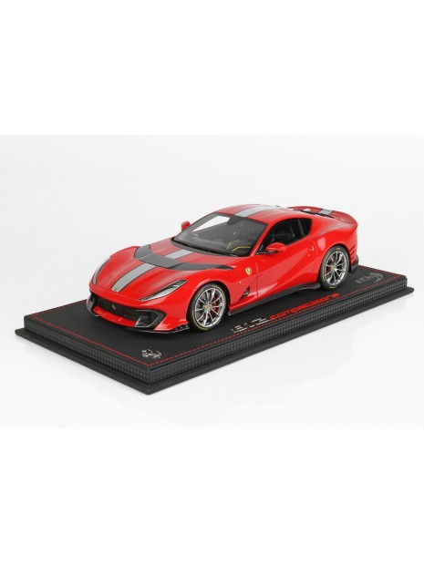 Ferrari 812 Competizione (Rosso Corsa / Silver Nurburgring) 1/18 BBR