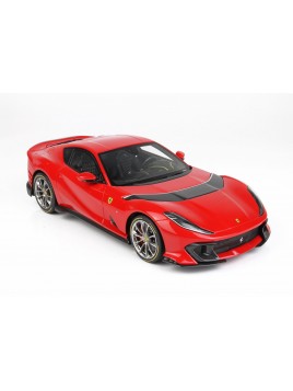 Ferrari 812 Competizione (Rosso Corsa / Zilver Nurburgring) 1/18 BBR BBR Models - 2