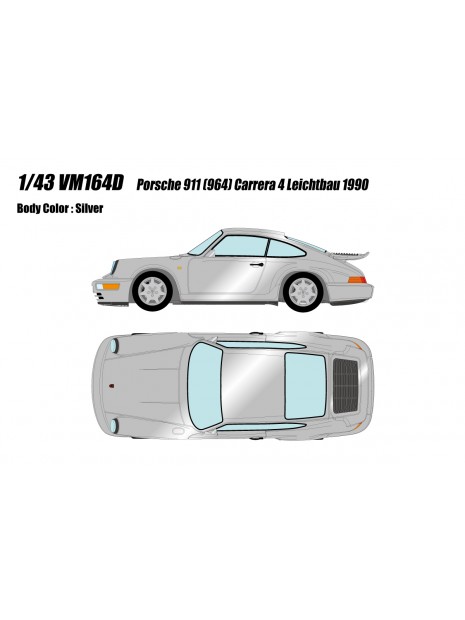 Porsche 911 (964) Carrera 4 Leichtbau 1990 1/43 Make-Up Vision Make Up - 4