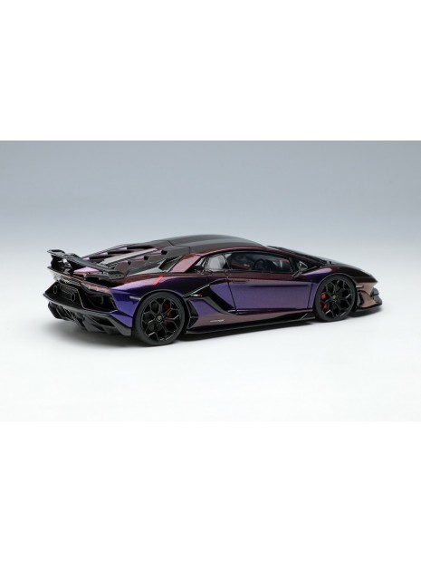 Lamborghini Aventador SVJ (Blu Hal) 1/43 Make Up Eidolon EM438SC