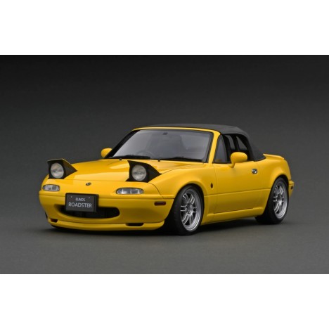 Mazda MX-5 Eunos Roadster (NA) (Yellow) 1/18 Ignition Model IG3201