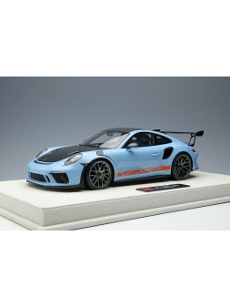 Porsche 911 (991.2) GT3 RS Weissach Package (Miami Blue) 1/18 Make-Up  Eidolon EML072G