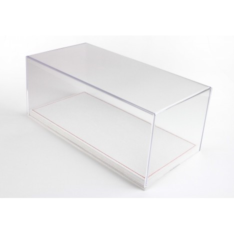 Vitrine plexiglas avec socle en alcantara beige clair 1/18 BBR BBR Models - 1