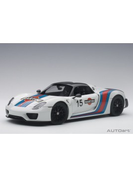 Porsche 918 Spyder Weissach Pakket Martini 1/18 AUTOart AUTOart - 1