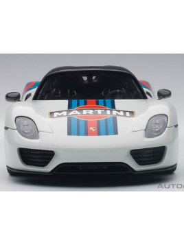 Porsche 918 Spyder Weissach Pakket Martini 1/18 AUTOart AUTOart - 2