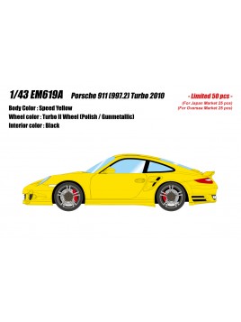 Porsche 911 (997.2) Turbo 2010 (Speed Geel) 1/43 Make-Up Eidolon Make Up - 1