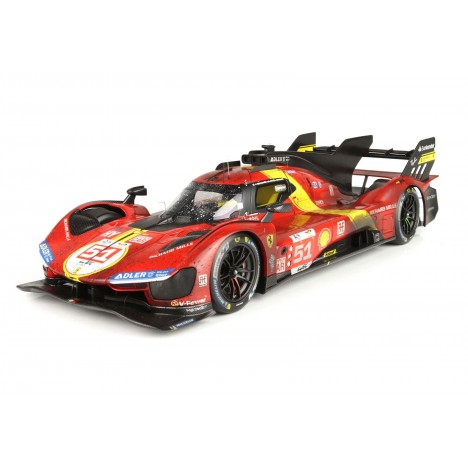 Ferrari 499P No.51 Vainqueur Le Mans "Dirty" 2023 1/18 BBR BBR Models - 1