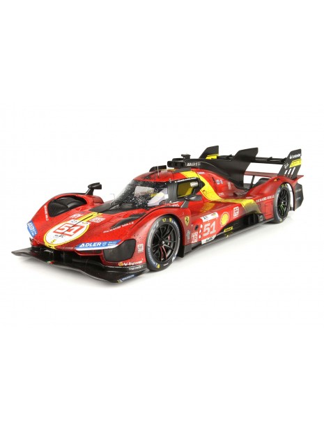 Ferrari 499P No.51 Vainqueur Le Mans "Dirty" 2023 1/18 BBR BBR Models - 1