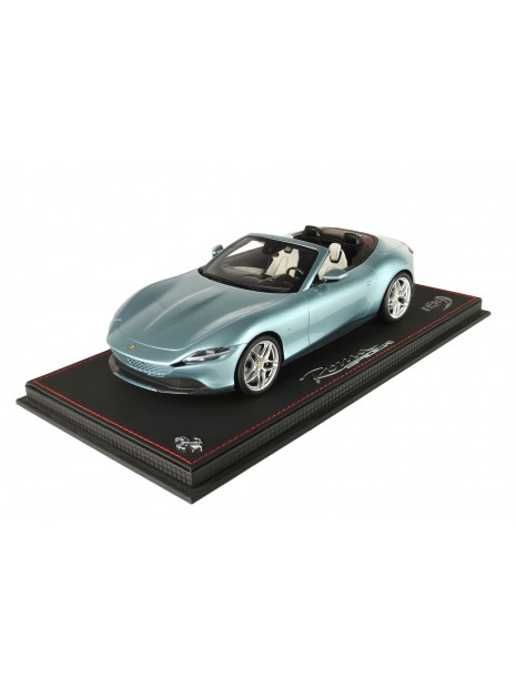 Ferrari Roma Spider (Celeste Trevi) 1/18 BBR BBR Models - 6