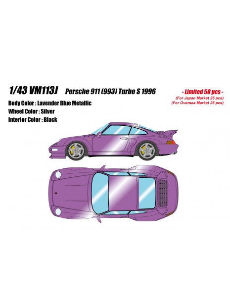 Porsche 911 (993) Turbo S 1996 1/43 Make-Up Vision Make Up - 4