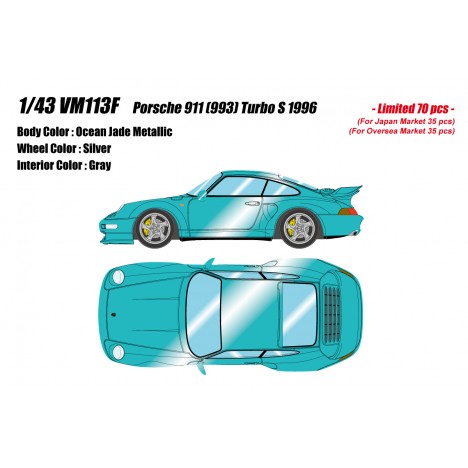 Porsche 911 (993) Turbo S 1996 1/43 Make-Up Vision Make Up - 1