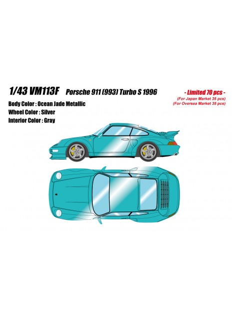 Porsche 911 (993) Turbo S 1996 1/43 Make-Up Vision Make Up - 1