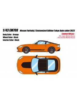 Nissan Fairlady Z Customized Edition Tokyo Auto Salon 2023 1/43 Make Up Eidolon Make Up - 1