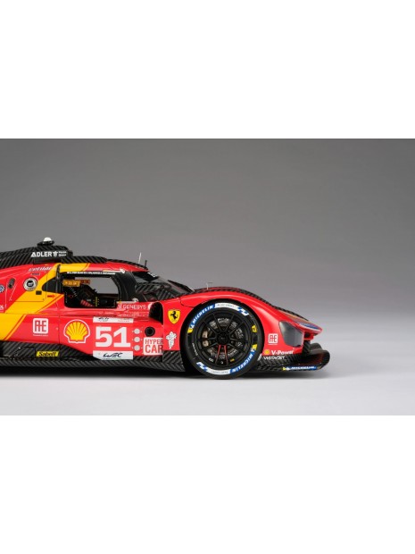 Ferrari 499P 51 AF CORSE Le Mans 2023 1/18 Amalgam Amalgam Collection - 10