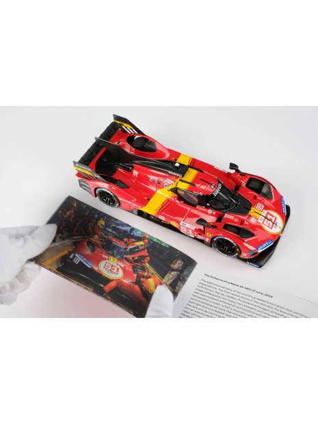 Ferrari 499P 51 AF CORSE Le Mans 2023 1/18 Amalgam Amalgam Collection - 11