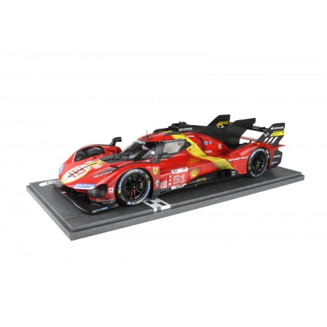 Ferrari 499P n° 51 Vincitrice della 24 Ore di Le Mans 2023 "Dirty" 1/12 BBR BBR Models - 1