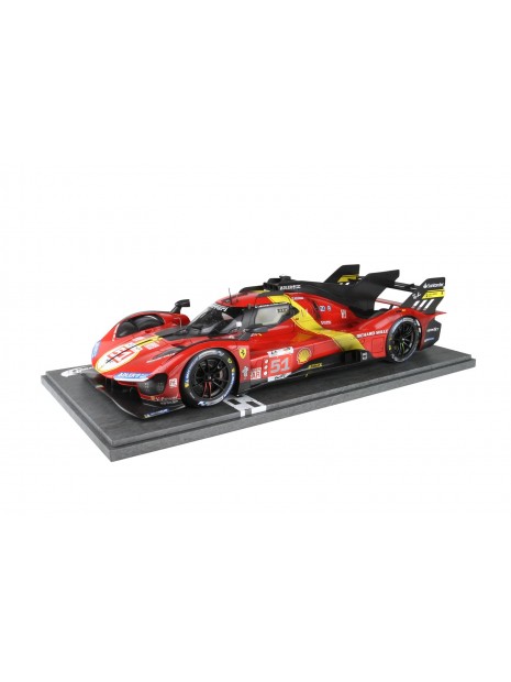 Ferrari 499P No.51 Winner of the Le Mans 24 Hours 2023 "Dirty" 1/12 BBR BBR Models - 1