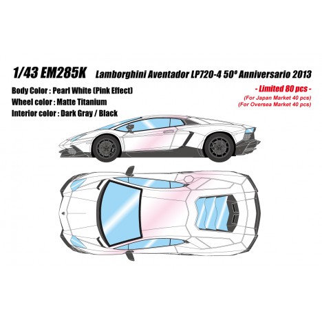 Lamborghini Aventador LP720-4 50º Anniversario 2013 1/43 Make Up Eidolon Make Up - 1