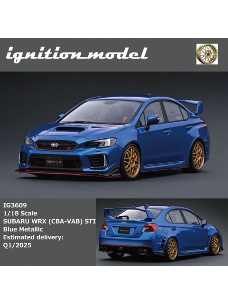 Subaru WRX (CBA-VAB) STI 1/18 Ignition Model Ignition Model - 3