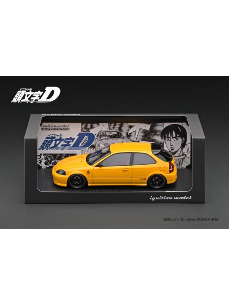 Initial D Honda CIVIC (EK9) Type R 1/18 Ignition Model Ignition Model - 2