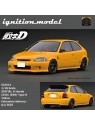 Initial D Honda CIVIC (EK9) Type R 1/18 Ignition Model Ignition Model - 5