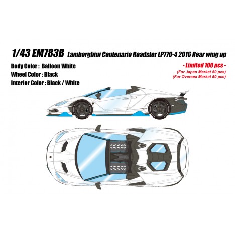 Lamborghini Centenario Roadster 1/43 Make Up Eidolon Make Up - 2