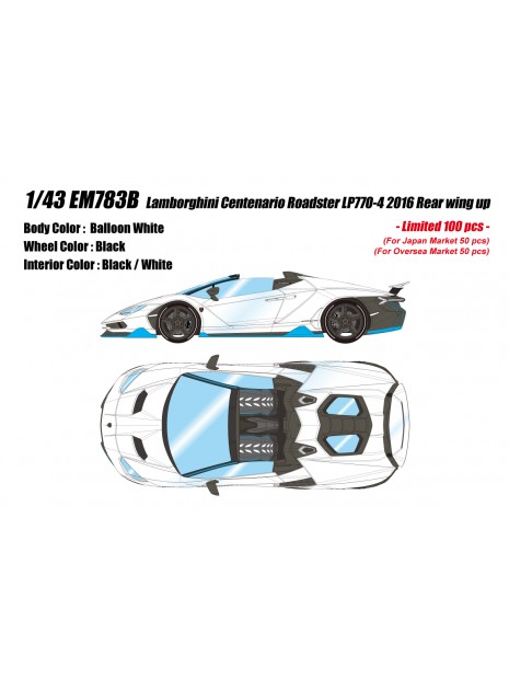 Lamborghini Centenario Roadster 1/43 Make Up Eidolon Make Up - 9