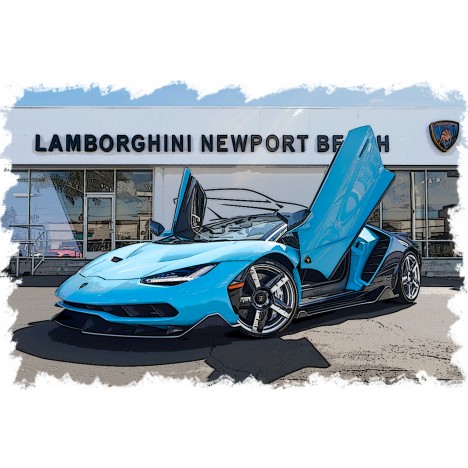 Lamborghini Centenario Roadster (Blu Cepheus) 1/43 Make Up Eidolon Make Up - 2