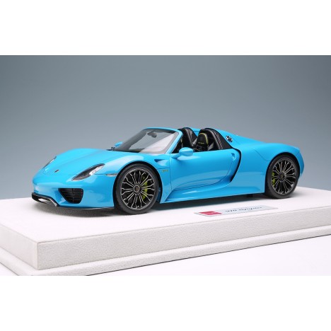 Porsche 918 Spyder (Riviera Blue) 1/18 Make-Up Eidolon Make Up - 1