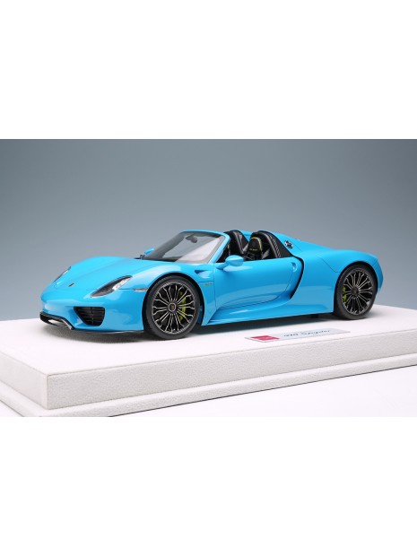 Porsche 918 Spyder (Riviera Blue) 1/18 Make-Up Eidolon Make Up - 1