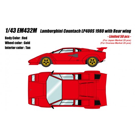 Lamborghini Countach LP400S 1980 1/43 Make Up Eidolon Make Up - 2