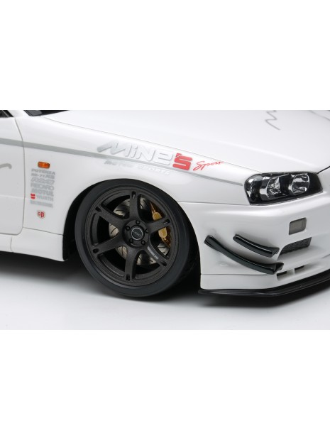 Mine's Skyline GT-R(BNR34) V-spec N1 Tokyo Auto Salon 2024 1/18 Make Up EIDOLON Make Up - 5