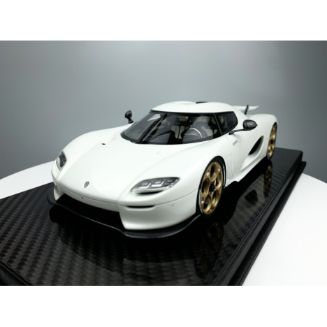 Koenigsegg CC850 (Crystal White) 1/18 FrontiArt FrontiArt - 2