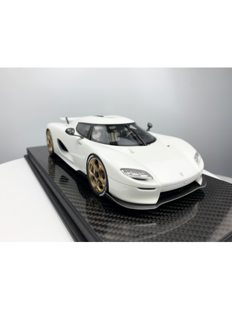 Koenigsegg CC850 (Crystal White) 1/18 FrontiArt FrontiArt - 4