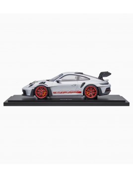 Porsche 911 (992) GT3 RS (ijsgrijs) 1/18 Dealereditie - 1