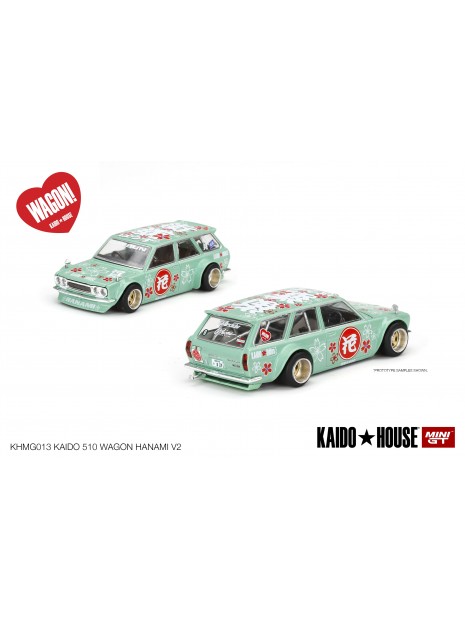 Datsun KAIDO 510 Wagon Hanami V2 1/64 Mini GT  - 2