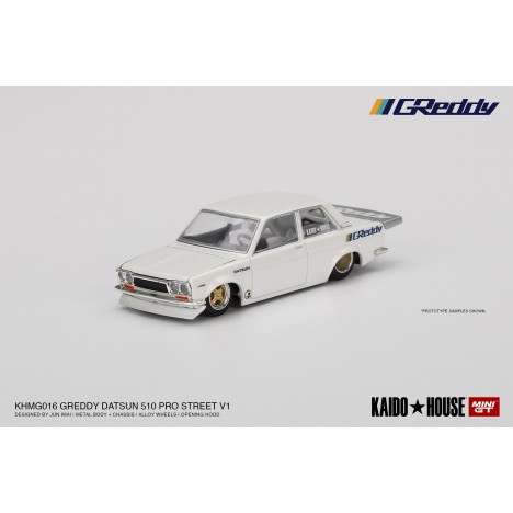 Datsun 510 Pro Street GREDDY 1/64 Mini GT  - 4